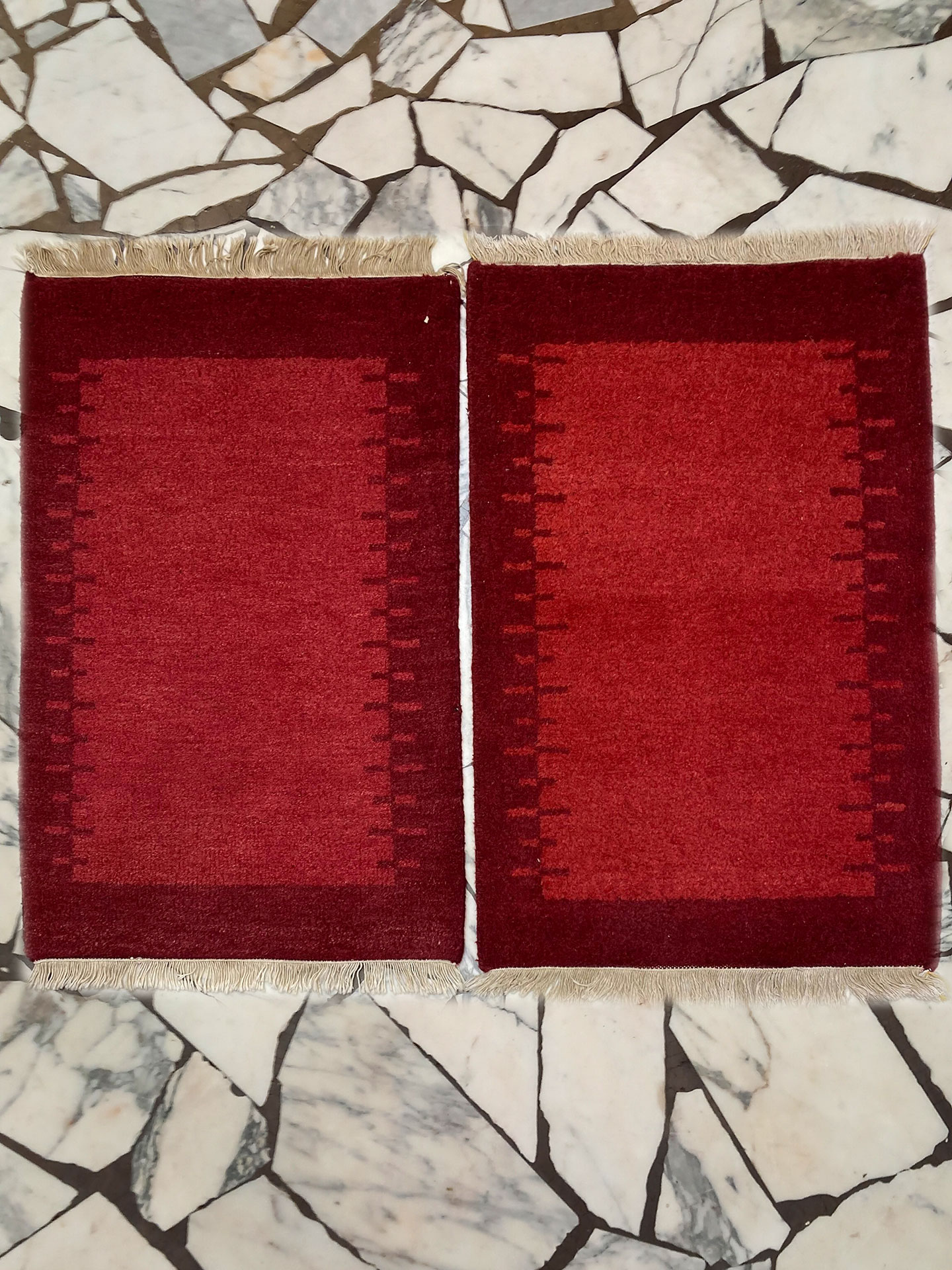 tappeto gabbeh - coppia 90x60 cm