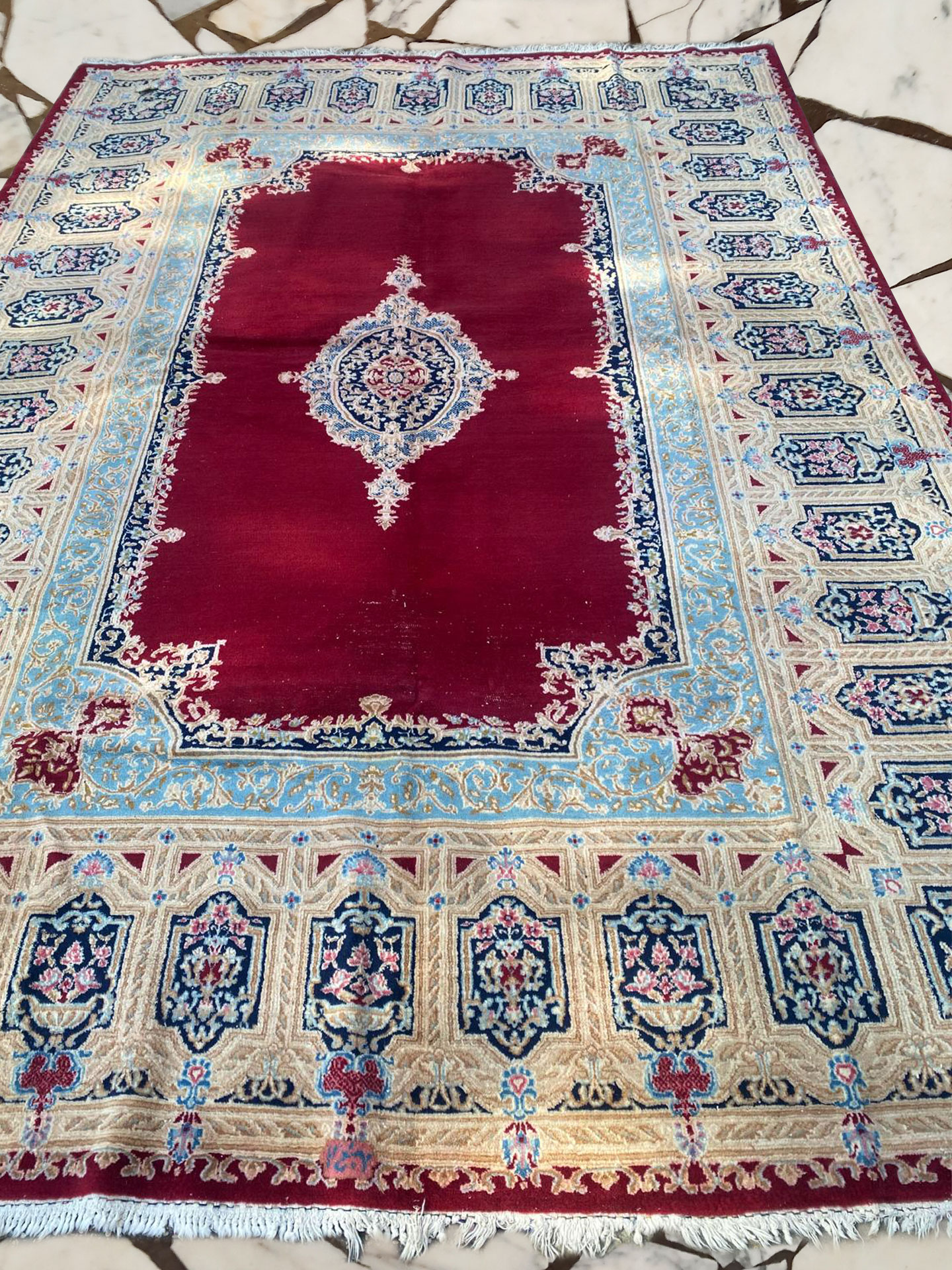 tappeto kirman imperiale 384x250 cm