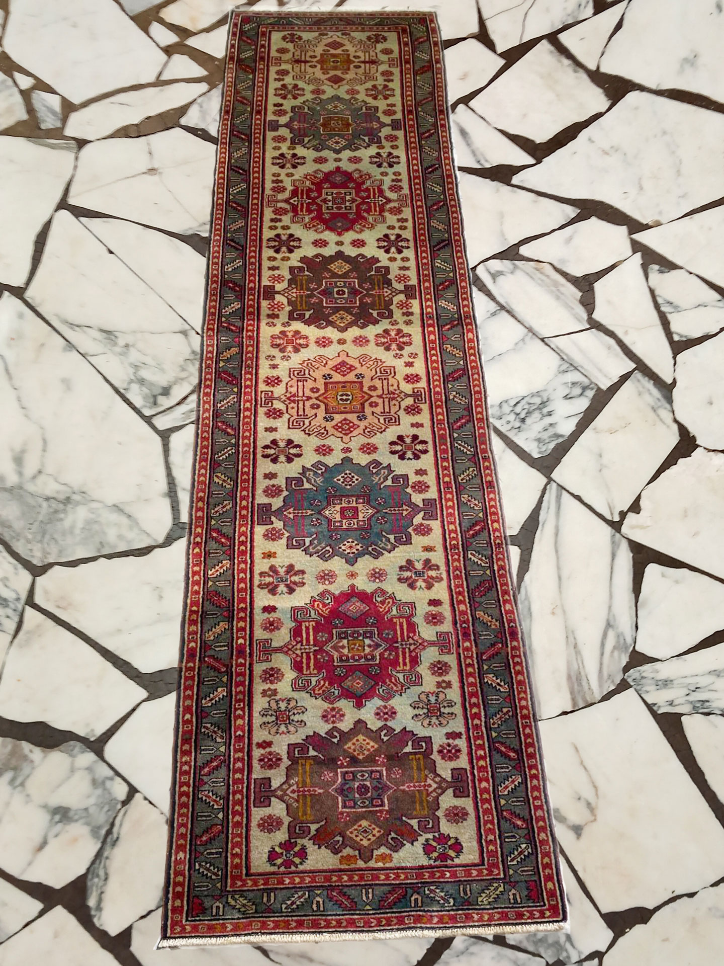 tappeto azerbaijan guida 306x80 cm