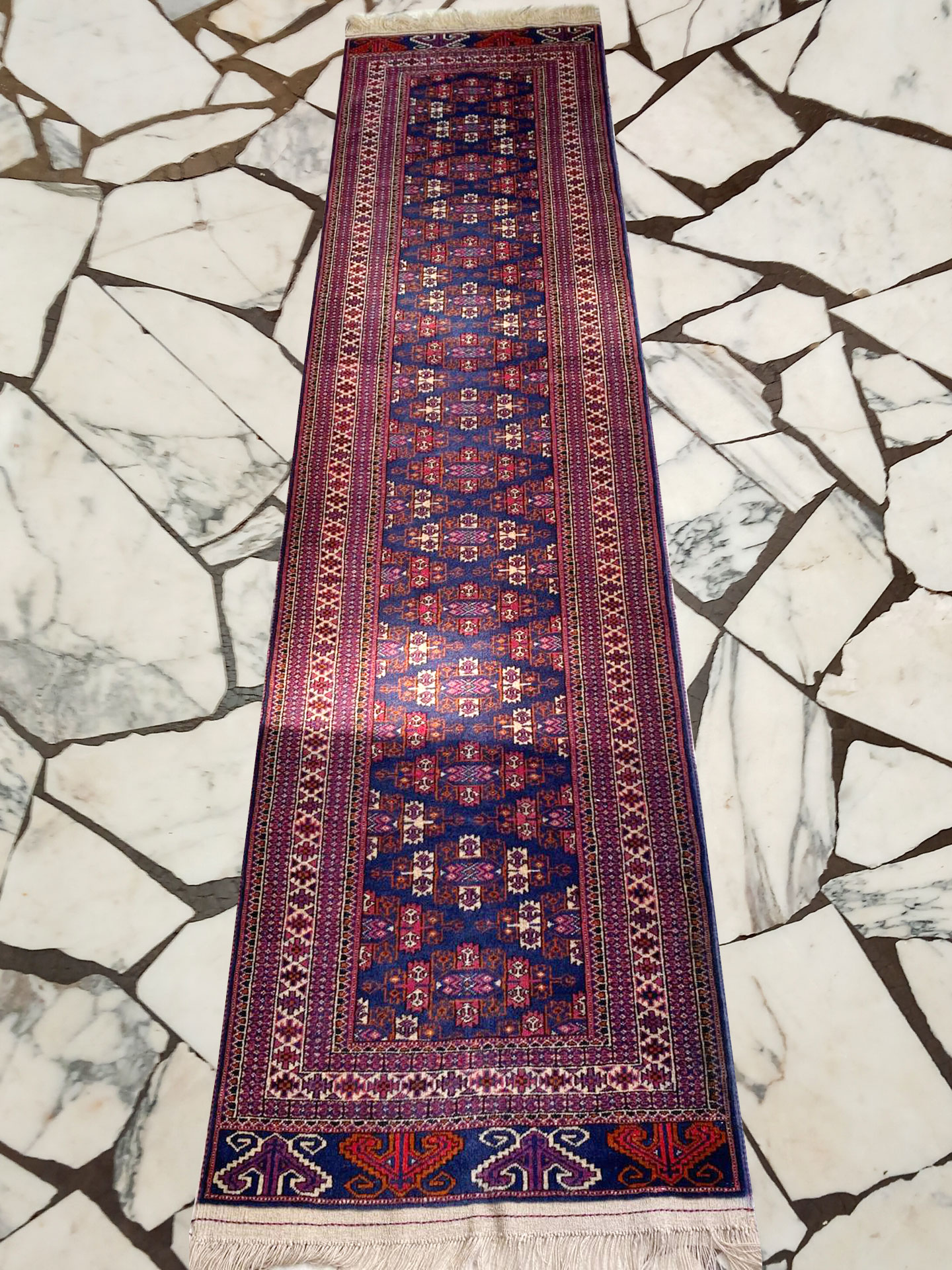 tappeto bukhara russo guida 305x74 cm