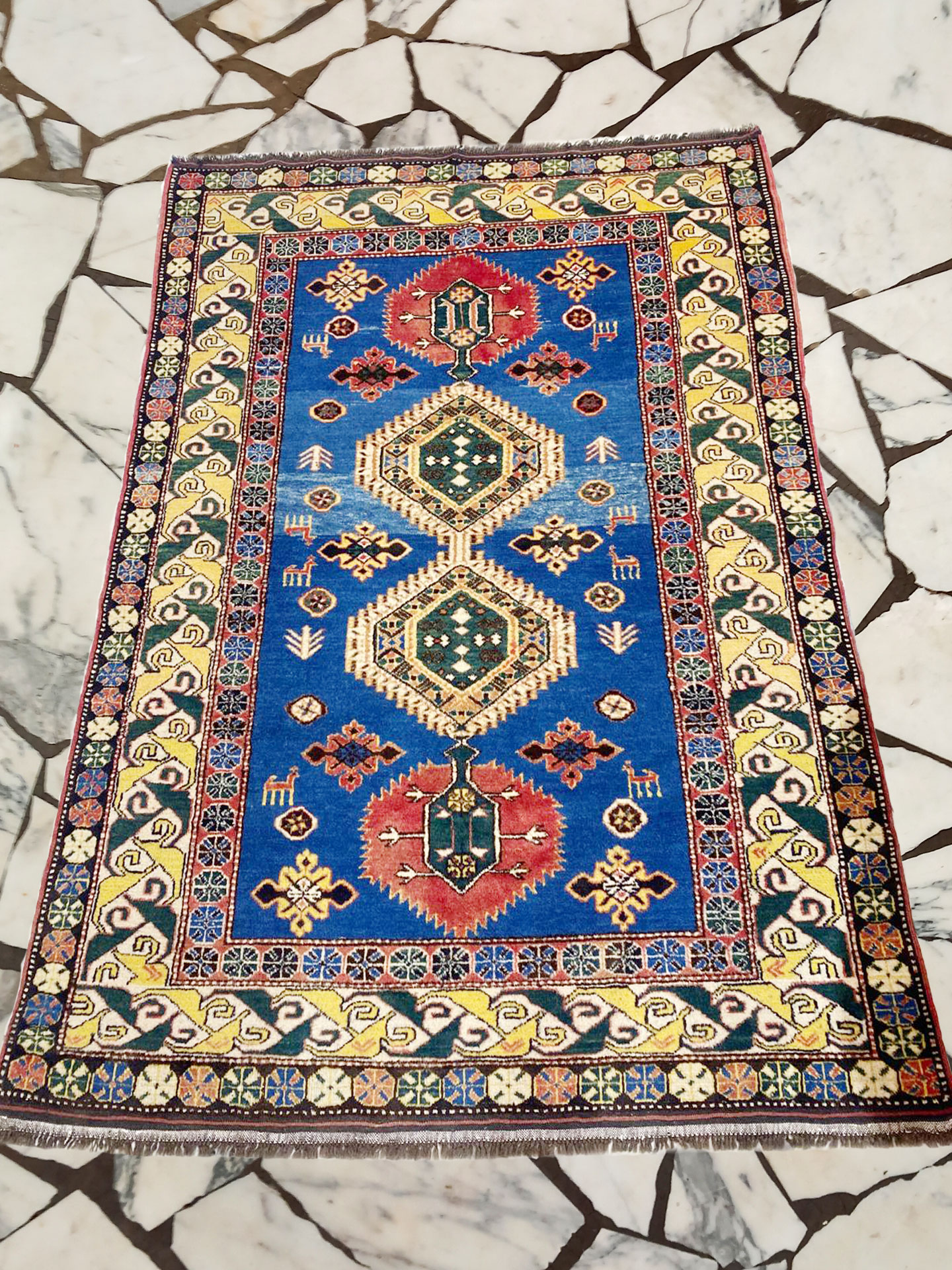 tappeto uzbek 190x146 cm