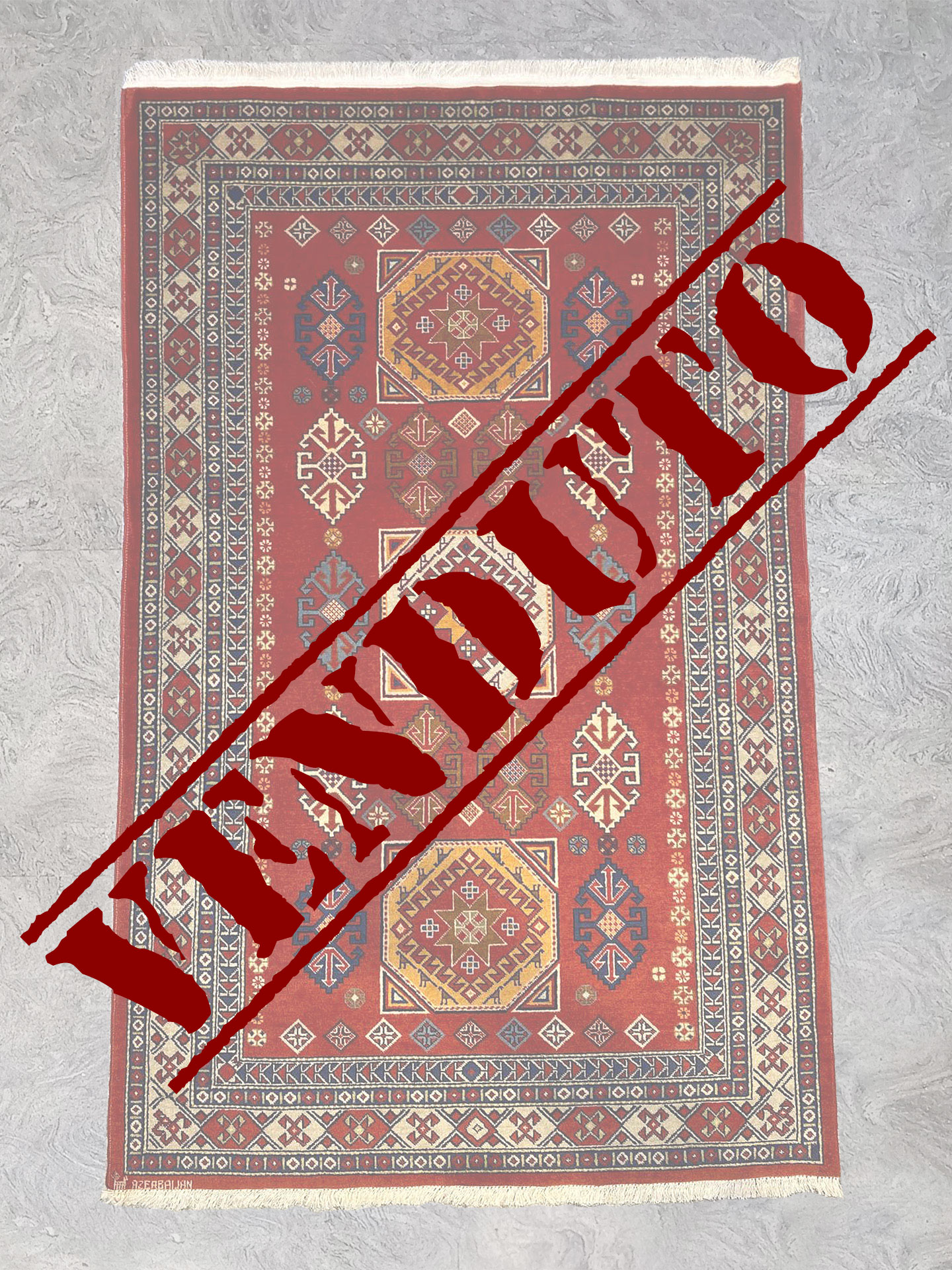 Tappeto Azerbaijan 183x105 cm Tappeto Azerbaijan usato 183x105 cm codice 2396b