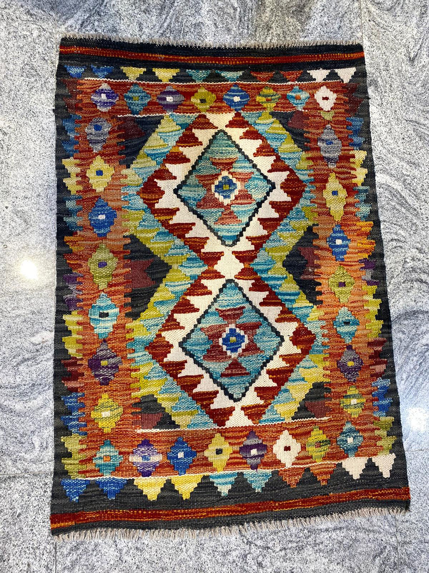 tappeto kilim afgano 85x59 cm