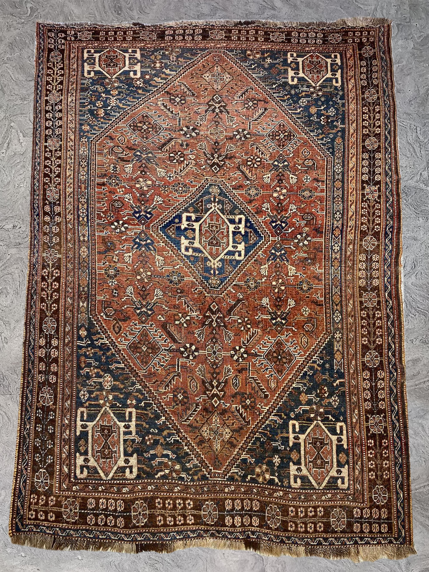 tappeto shiraz antico 250x165 cm