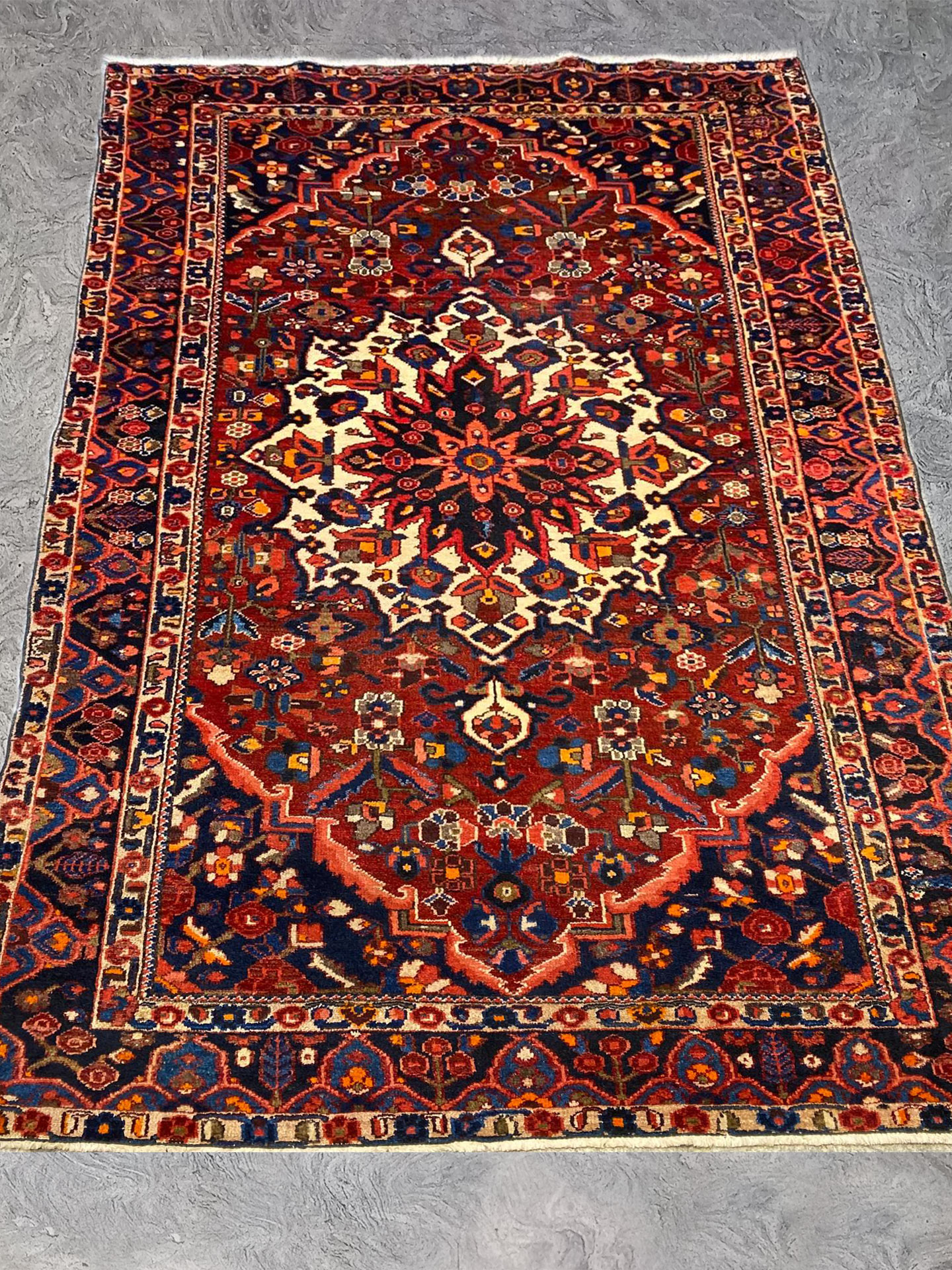 tappeto bakhtiari 255x155 cm