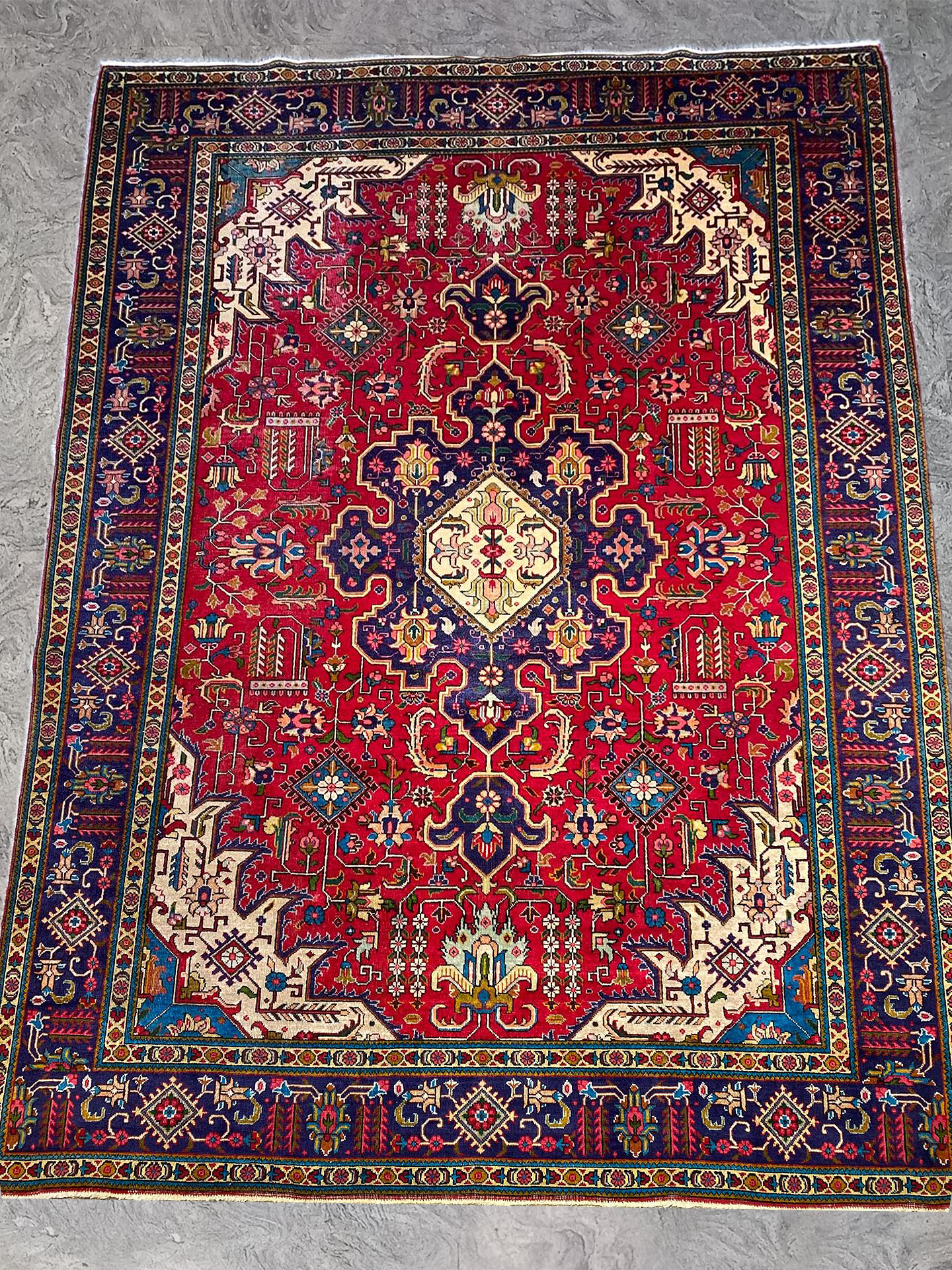 tappeto tabriz 340x242 cm