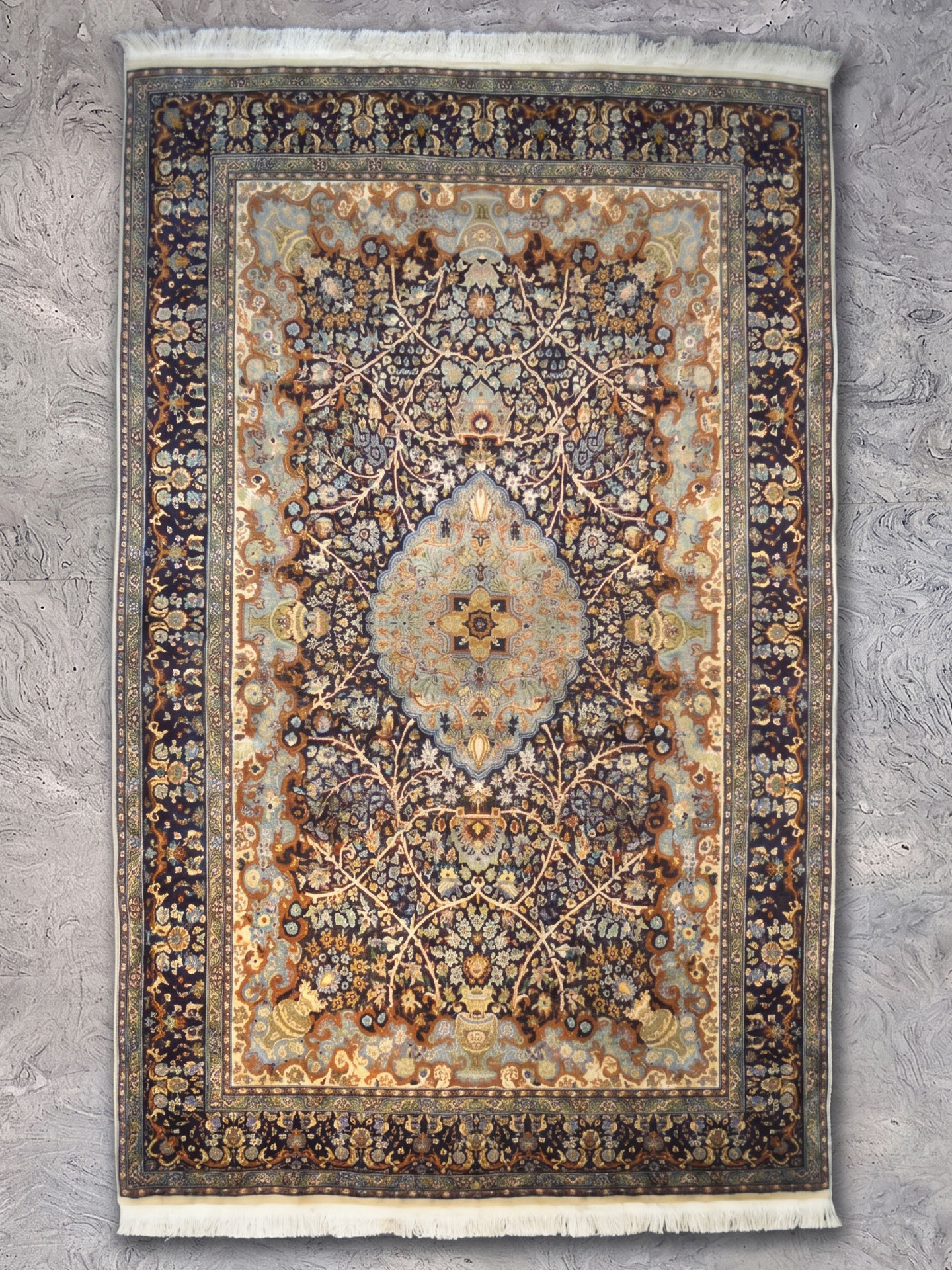 Tappeto Doppio Nodo 151x256 cm Tappeto Doppio Nodo usato 151x256 cm codice 1394b