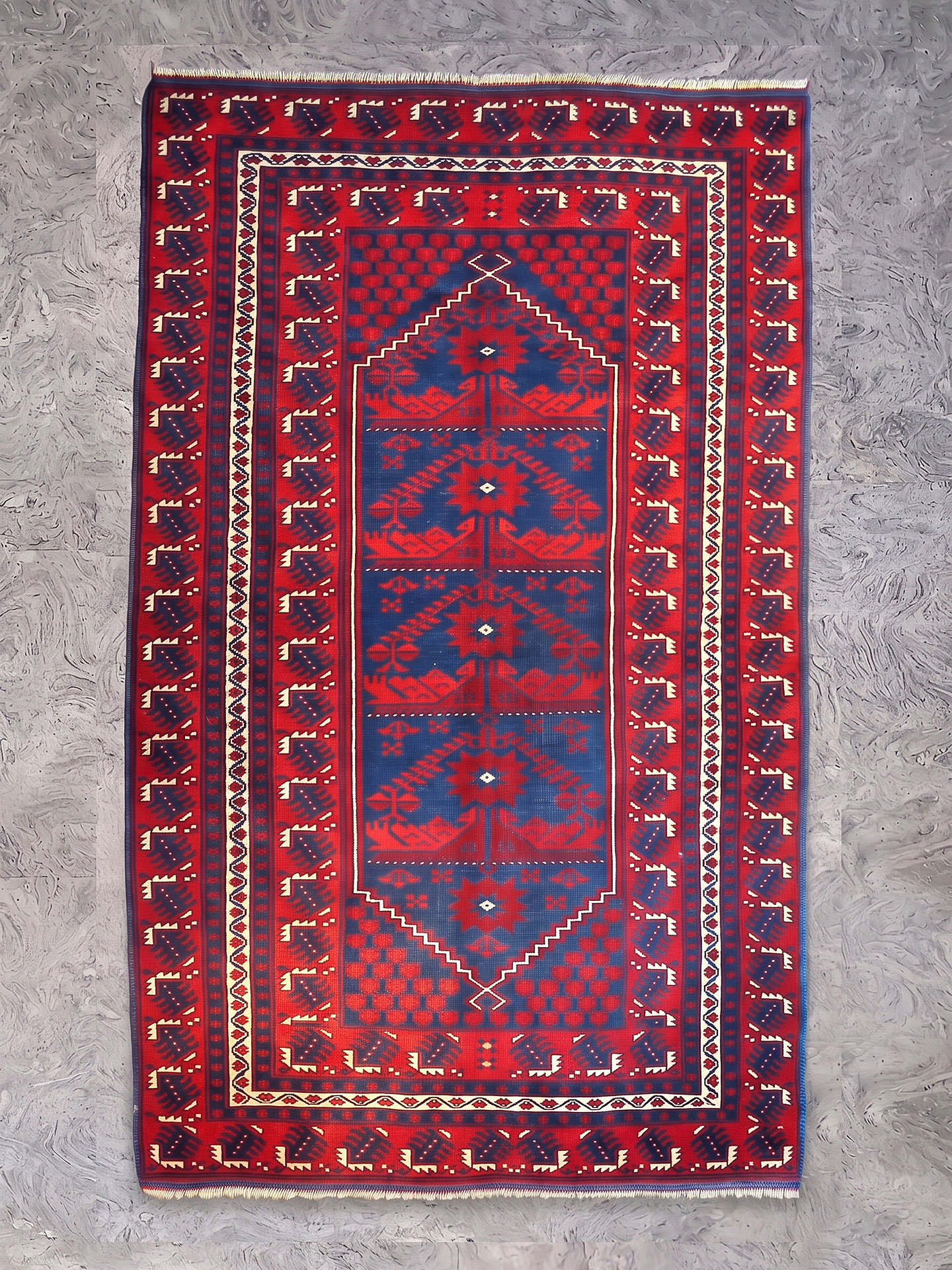 Tappeto Turco 125x225 cm Tappeto Turco usato 125x225 cm codice 1141b